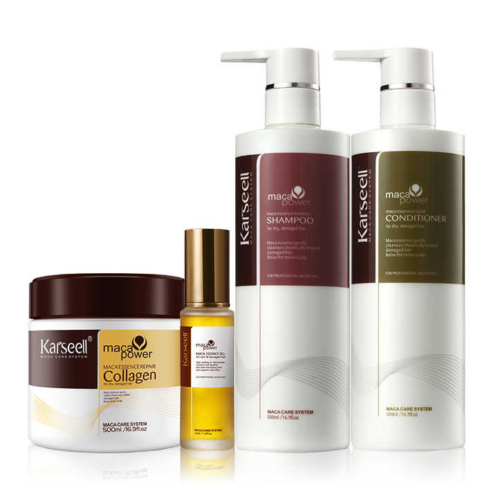 Karseell Hair Growth Shampoo Luxury Hair Care Set Products Organic Protein Sulfate Free Argan Oil Keratin Mask and Conditioner
