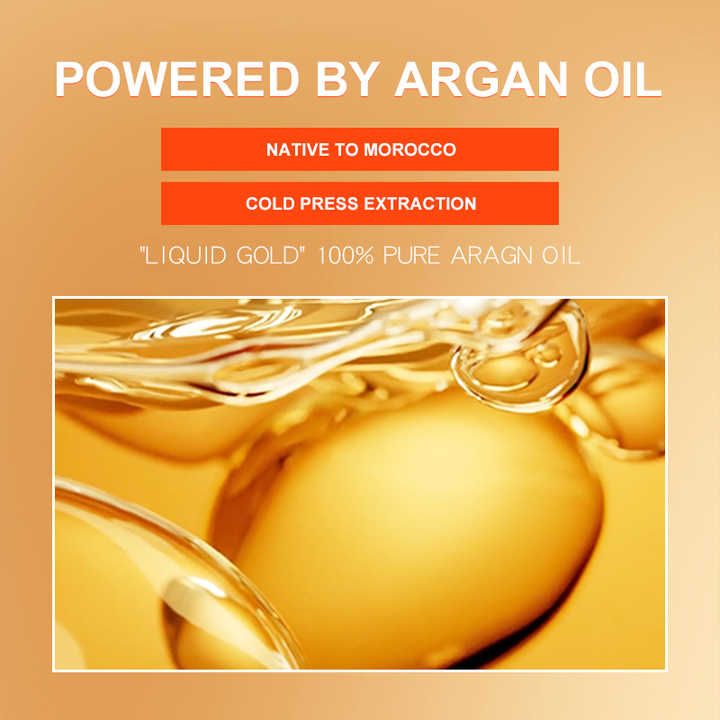 Luxury Moroccan Argan Oil Shampoo and Conditioner Hair Care Set Natural Organic Soft Shiny Hair Argan Shampoo Private Label