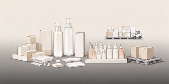 Wholesale cosmetics products and packaging for e-commerce sellers